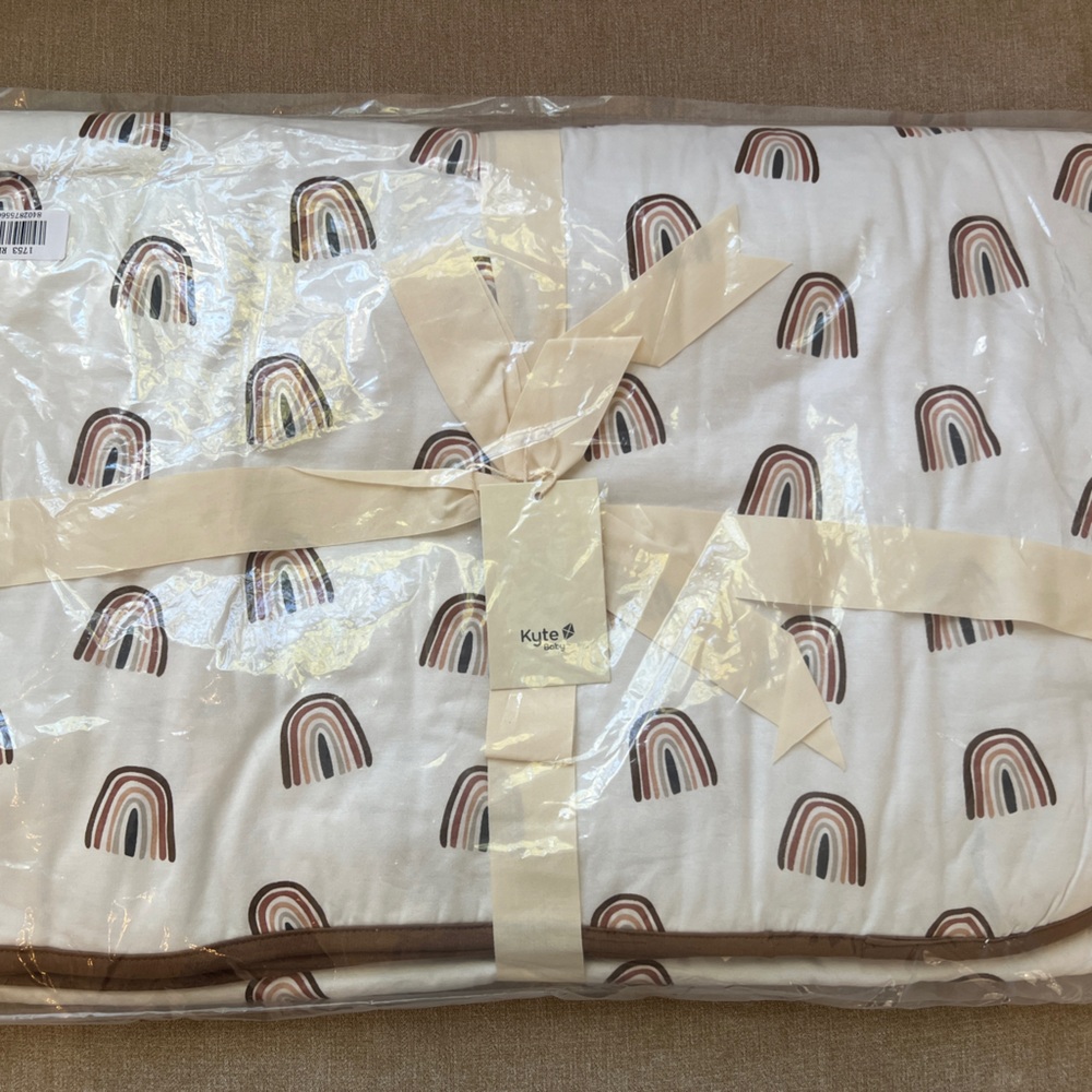 Kyte Baby Coffee Rainbow Youth Blanket